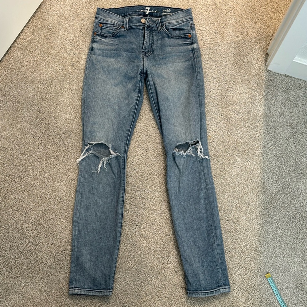 7 for all mankind skinny jeans